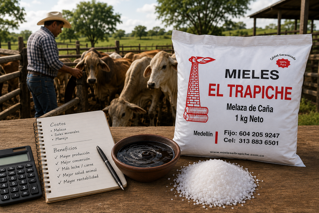 Costo-Beneficio de Suplementar el Ganado con Melaza y Sales