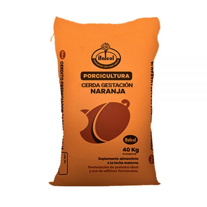 Cerda Gestación Naranja harina 40 kg