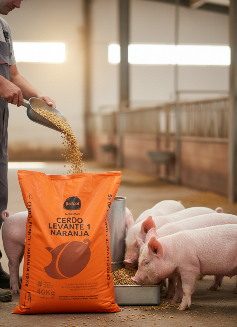 Cerdo Levante 1 Naranja 40 Kg